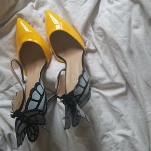 Yellow Butterfly Heel